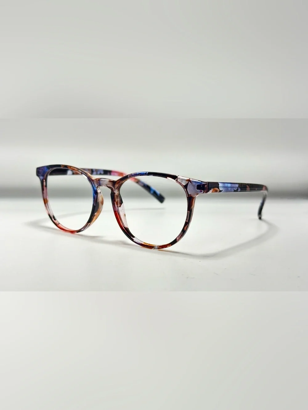 Eyeboydirect Chilling Multi-Color Oval Sunglasses Frames Only